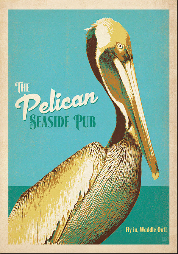 JOEAND116359 The Pelican Seaside Pub, available in multiple sizes