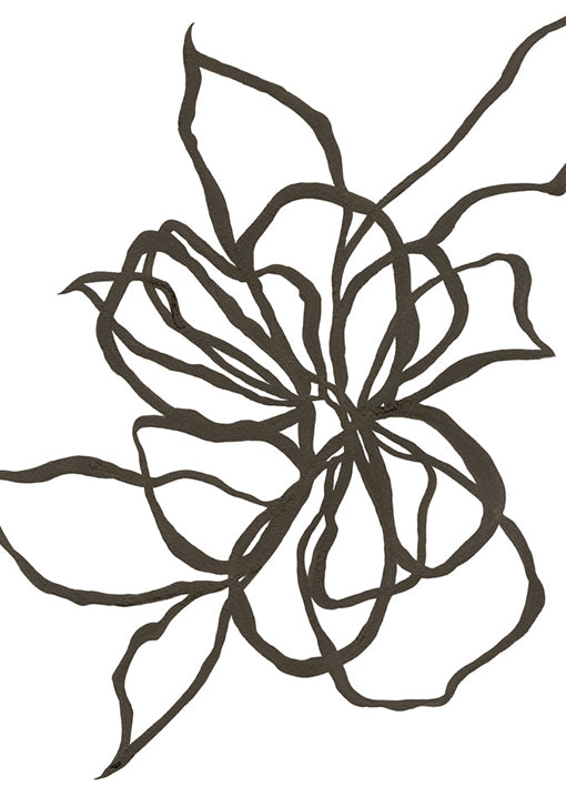 107382 Abstract Flower, by Jones E, available in multiple sizes