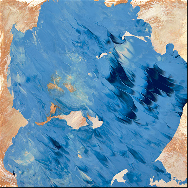 98366 Squish Painting Blue II, by Jones E, available in multiple sizes