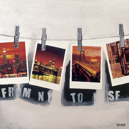 K216 From New York to San Francisco, available in multiple sizes