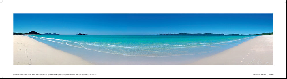 Ken Duncan KDMP002 Whitehaven Beach 91x24cm paper - Chamton