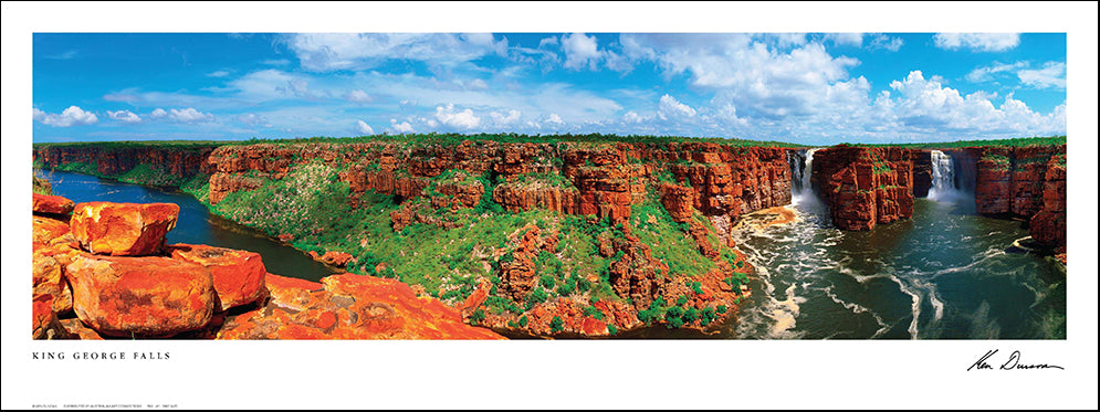 Ken Duncan KDP528 King George Falls 122x45cm paper - Chamton