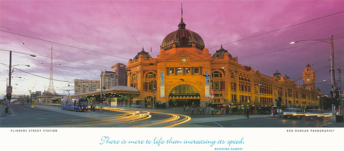 Ken Duncan KDI327 Flinders Street Station 60x25cm paper - Chamton