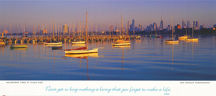 Ken Duncan KDI329 St Kilda Pier 60x25cm paper - Chamton