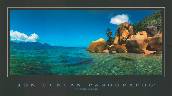 Ken Duncan KDC109 Fantome Island 90x50cm paper - Chamton