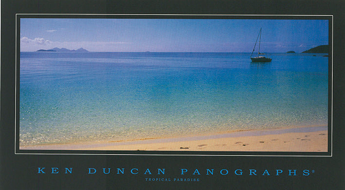 Ken Duncan KDM406 Tropical Paradise 40x22cm paper - Chamton