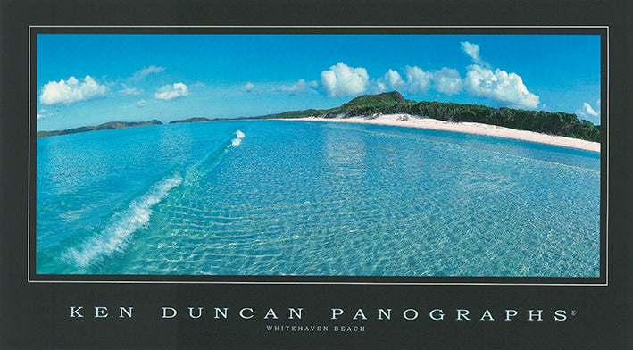 Ken Duncan KDM401 Whitehaven Beach 40x22cm paper - Chamton