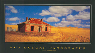 Ken Duncan KDM407 Outback Homestead 40x22cm paper - Chamton