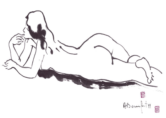 L027 Nude Sketching I,  available in multiple sizes - Chamton