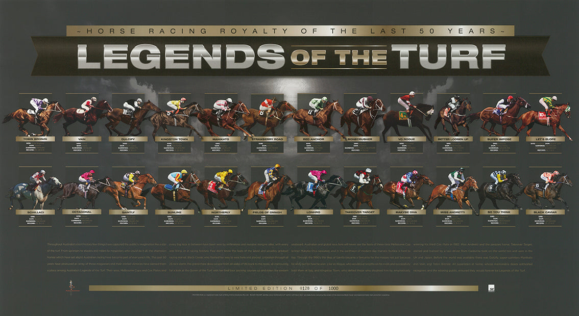 Legends of the Turf 84x64cm paper - Chamton