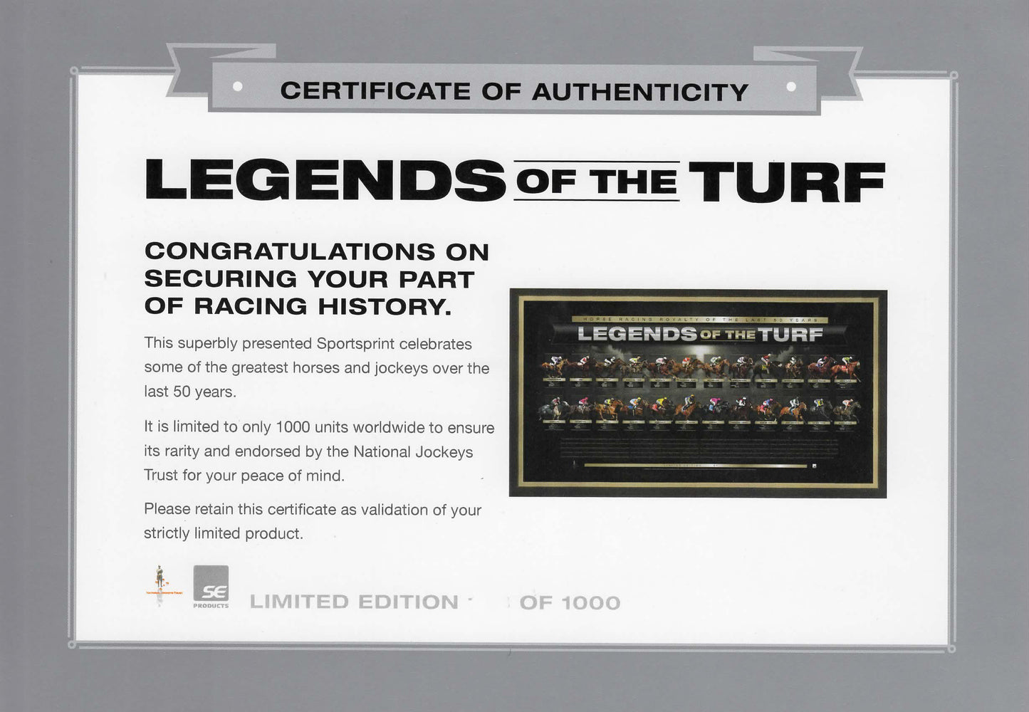 Legends of the Turf 84x64cm paper - Chamton