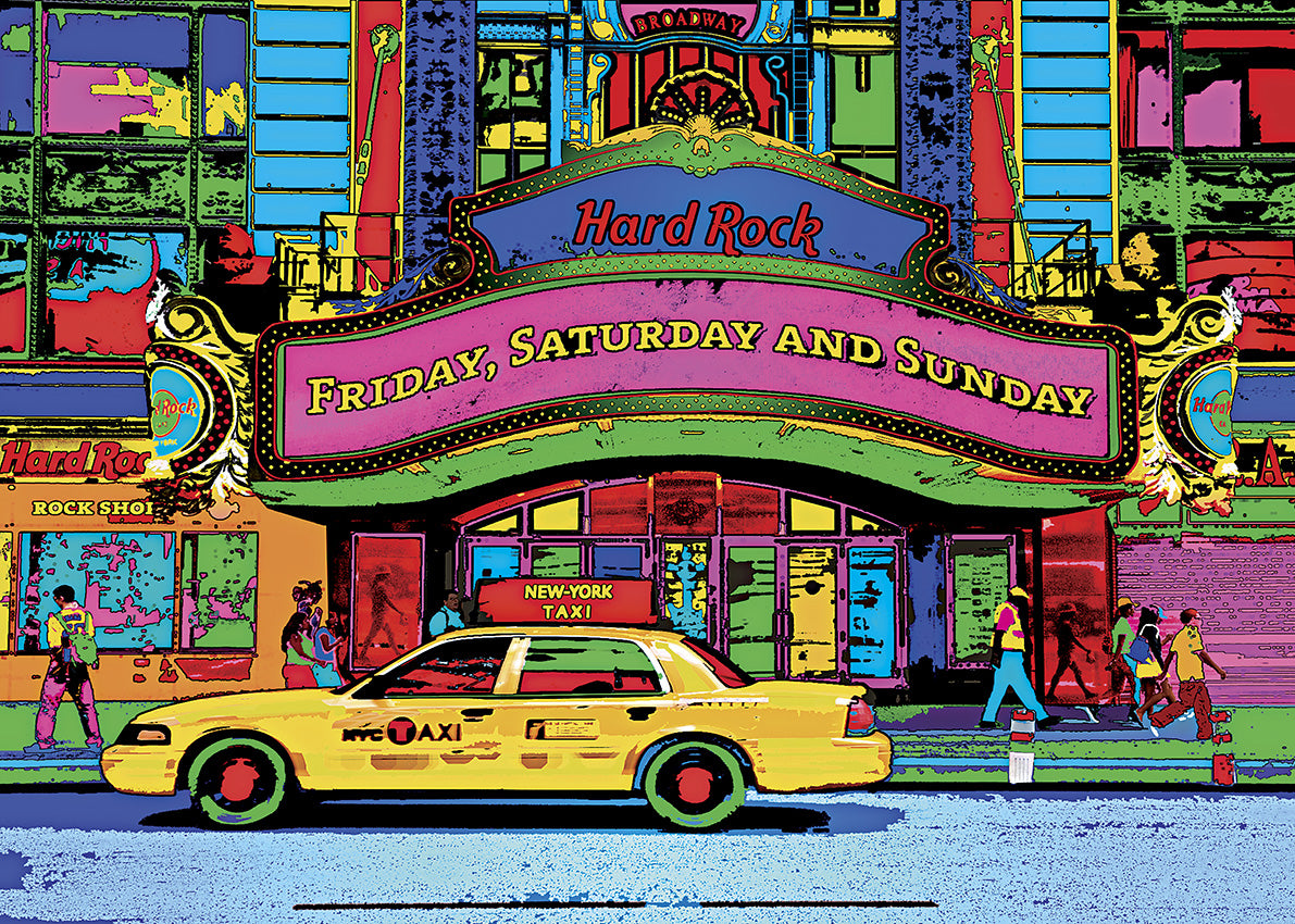 MC1248 Coloured New York II, available in multiple sizes