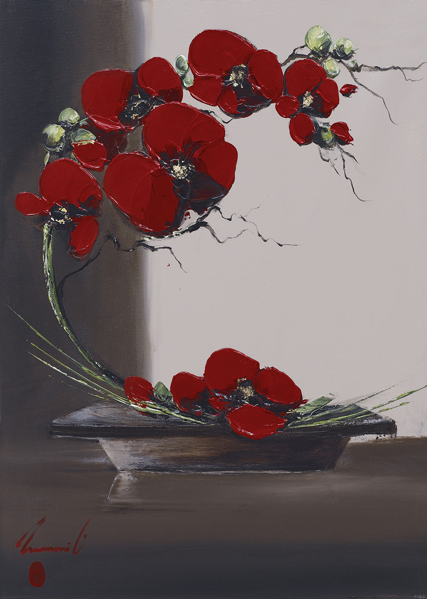 MC1287 Sitting Poppies I,  available in multiple sizes