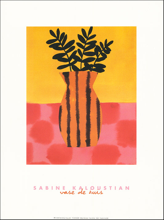 MG K685 Vase du Buis by Sabine Kaloustian 30x40cm on paper