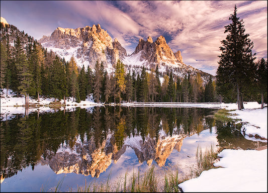 MICBLA140484 Peak in the Water, by Michael Blanchette Photography, available in multiple sizes - Chamton