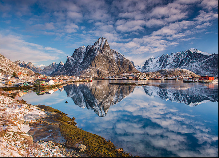 MICBLA141931 Mirror In The Fjord, by Michael Blanchette Photography, available in multiple sizes