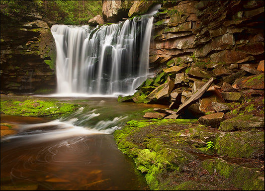 MICBLA141948 Spring At Elakala Falls, by Michael Blanchette Photography, available in multiple sizes