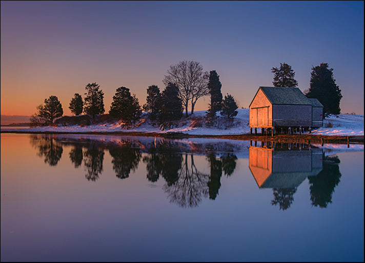 MICBLA141957 Winter Reflection, by Michael Blanchette Photography, available in multiple sizes
