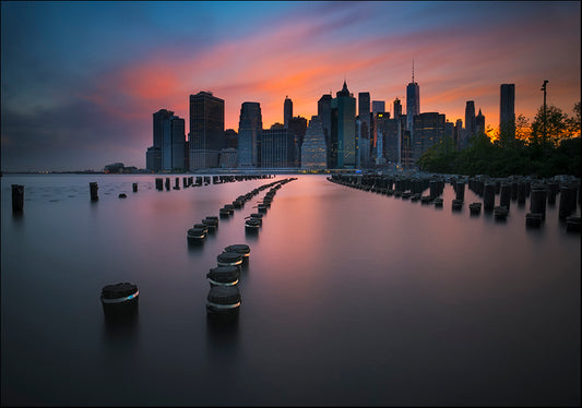 MOILEV174943 Manhattan Sunset, available in multiple sizes - Chamton