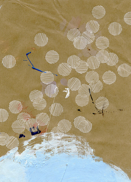 100871 White Circle Lines, by Marie, available in multiple sizes