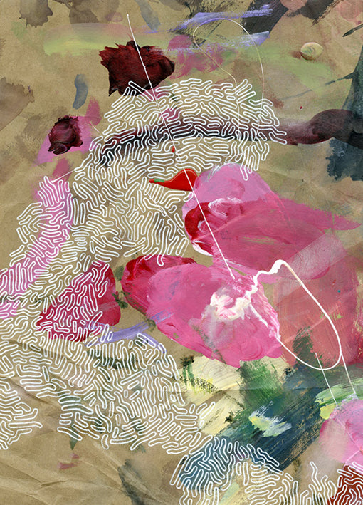 100877 White Curved Stadium Pattern, by Marie, available in multiple sizes - Chamton