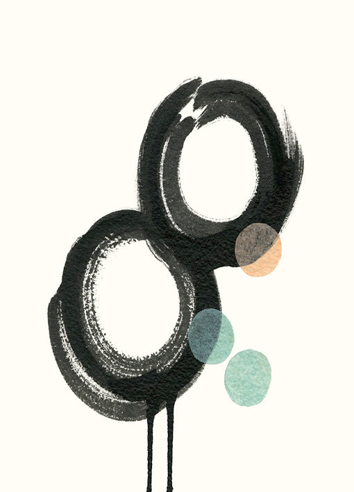 90933 Abstract Circles, by Marie, available in multiple sizes
