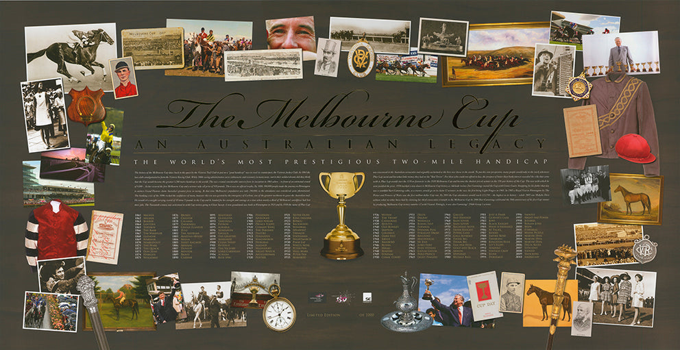 The Melbourne Cup An Australian Legacy 100x51cm paper - Chamton