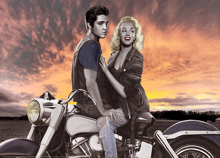 NELLP01 Sunset Ride by Chris Consani, available in multiple sizes