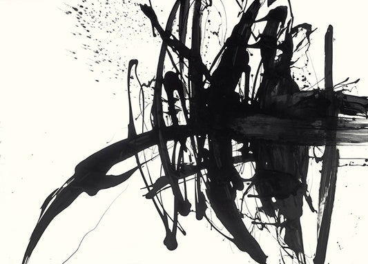 88988 Calligraphy Ink Abstract II, by Ngo, available in multiple sizes - Chamton