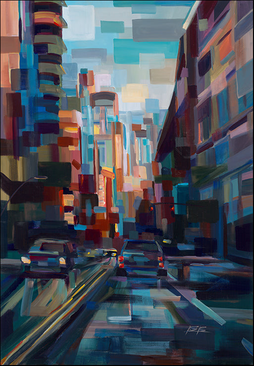 OBOR-102 Evening in the City by Brooke Borcherding, available in multiple sizes