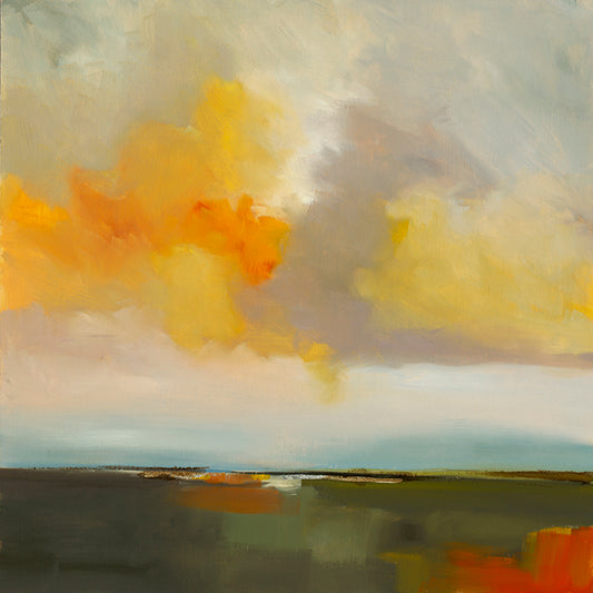 OJAR-3067, Golden clouds II, available in multiple sizes - Chamton