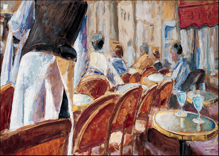 PLLO-101 Cafe Terrace by Adolf Llovera, available in multiple sizes