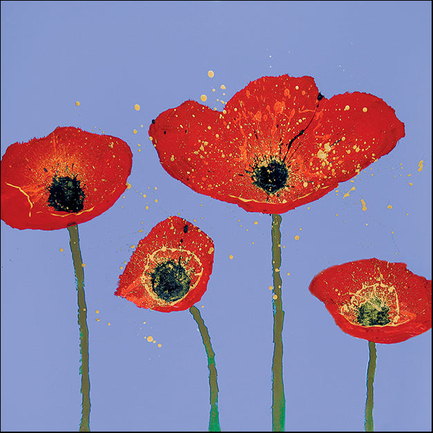 87183 Sky Poppies 2, by Pangborn, available in multiple sizes