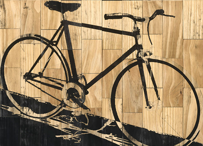 90326 Black Bicycle, by Paperplate, available in multiple sizes - Chamton