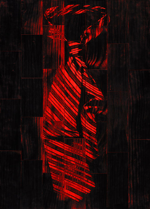 92711 Red Tie, by Paperplate, available in multiple sizes