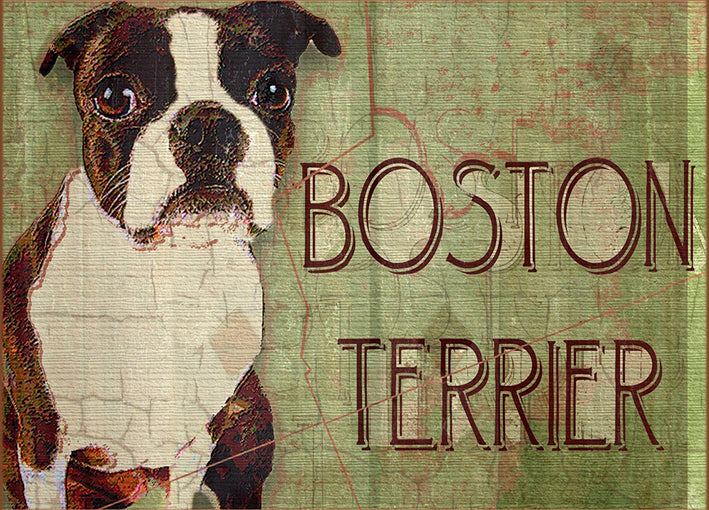 86784 Boston Terrier, by Presseisen, available in multiple sizes