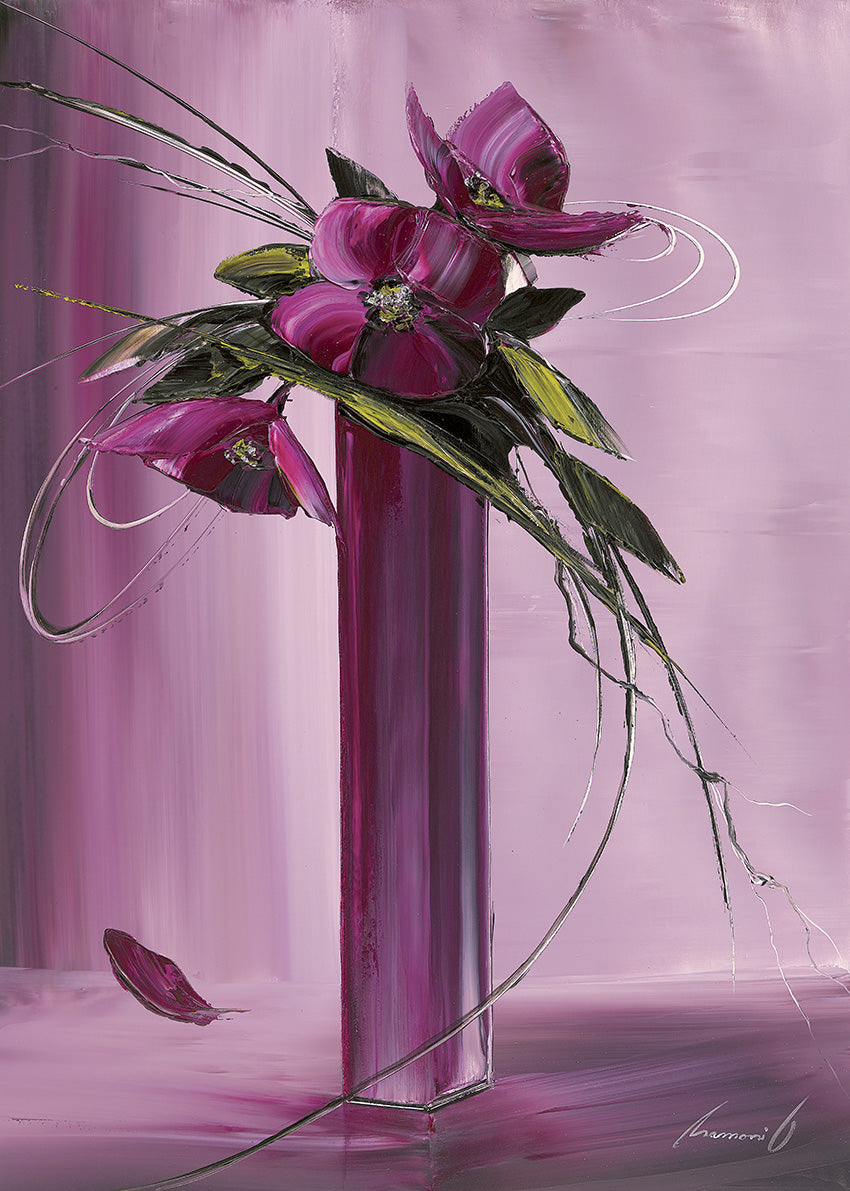 R4237 Pink Modern Vase I,  available in multiple sizes