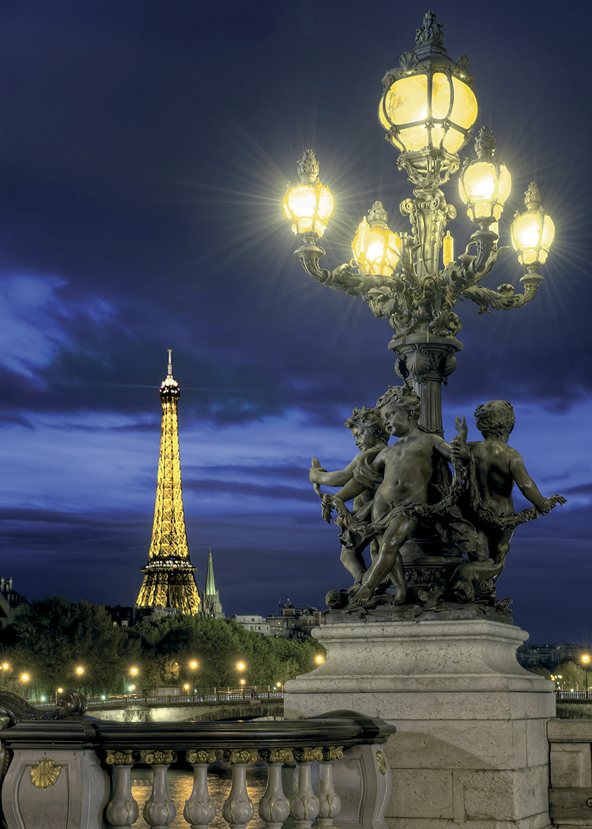 R4258 Eiffel & the Cherubs, available in multiple sizes