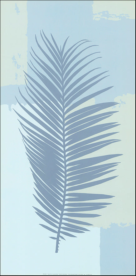 R SPK2633 Tropical Fern 1 by Linda Wood 30x61cm on paper