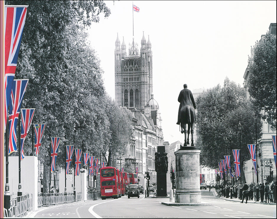 R SPK2877 Whitehall by Joseph Eta 51x40cm on paper - Chamton