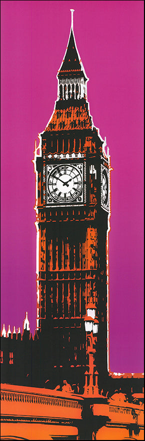 R SPN4428 Pop City 2 by Tom Frazier 30x90cm on paper - Chamton