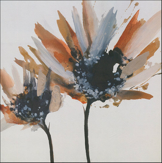 R SPQ5585 Sepia Bloom 2 by Lilian Scott 50x50cm on paper