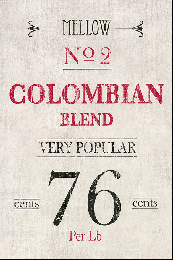 R SPQ5593 Columbian coffee by The Vintage Collection 40x61cm on paper - Chamton
