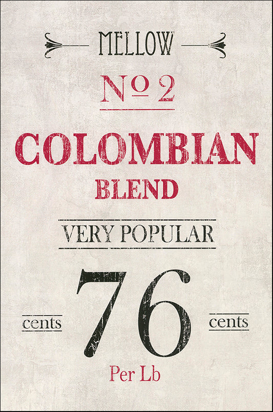 R SPQ5593 Columbian coffee by The Vintage Collection 40x61cm on paper - Chamton