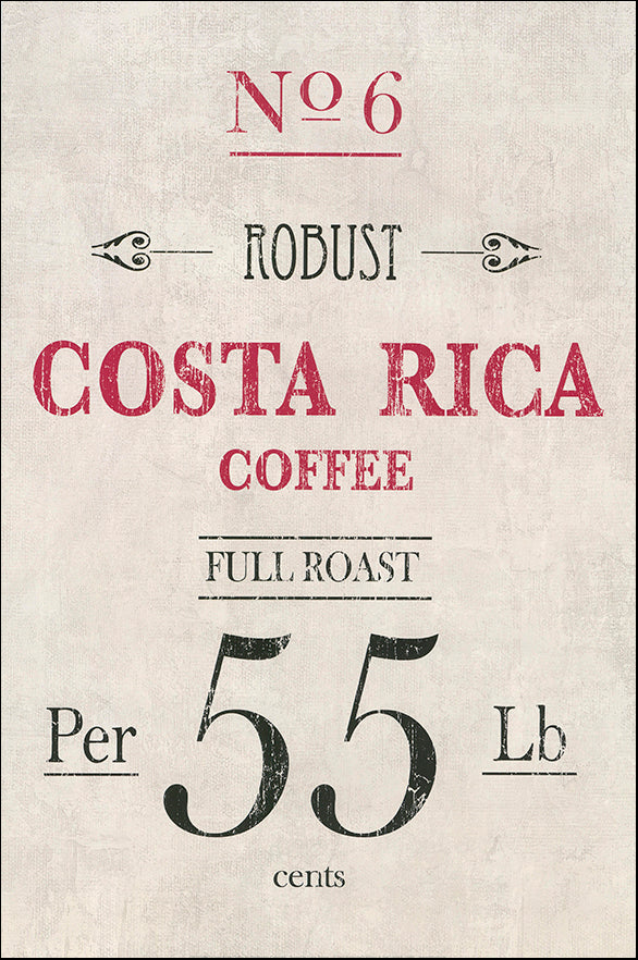 R SPQ5594 Costa Rica coffee by The Vintage Collection 40x61cm on paper - Chamton
