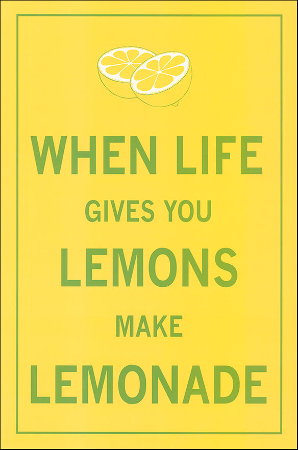 R SPQ5611 When Life Gives you Lemons by The Vintage Collection 40x61cm on paper