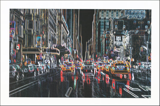 R SPS7259 Light Traces by Tony Koukos 90x61cm on paper