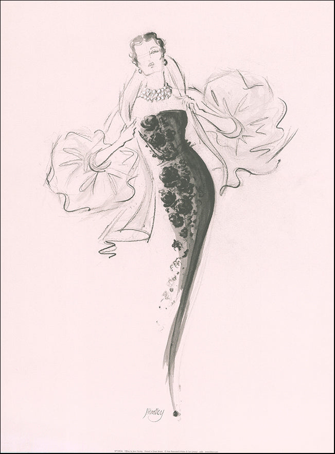 R SPT8536 Tiffany by Jane Hartley 45x61cm on paper - Chamton