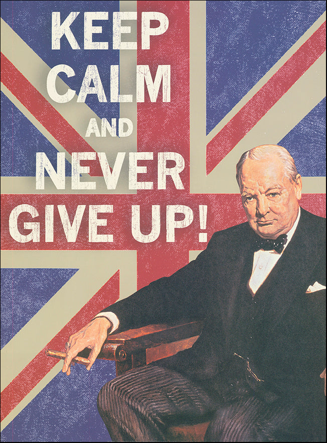 R SPT8543 Keep Calm Brit 1 by The Vintage Collection 45x61cm on paper