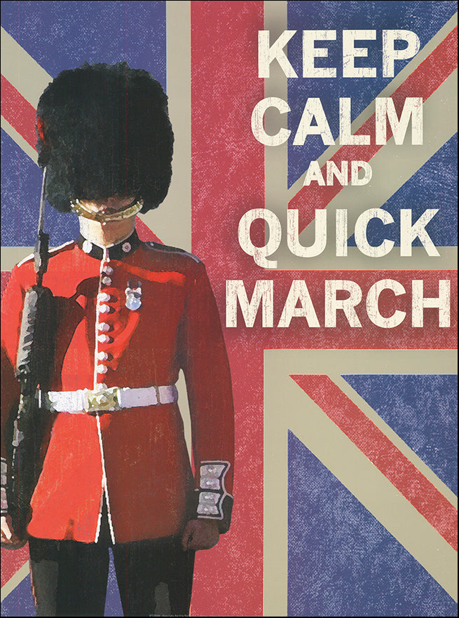 R SPT8544 Keep Calm Brit 2 by The Vintage Collection 45x61cm on paper